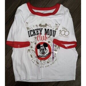 Disney 100th Anniversary Kids Shirt Size XL